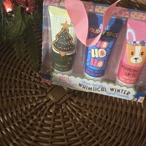Holiday Spice Hand Cream Set - Pink, Blue, Green